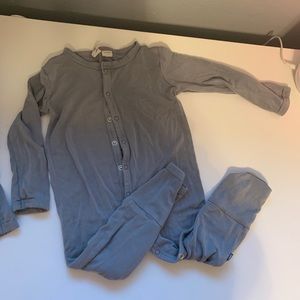 Kyte BABY romper in graphite